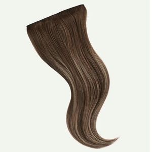 Luxy Hair Extensions 16" Neutral Brown Balayage Halo  (140g)